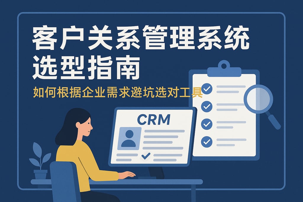 客户关系管理系统选型指南：如何根据企业需求避坑选对工具