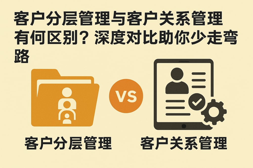 客户分层管理与客户关系管理有何区别？深度对比助你少走弯路