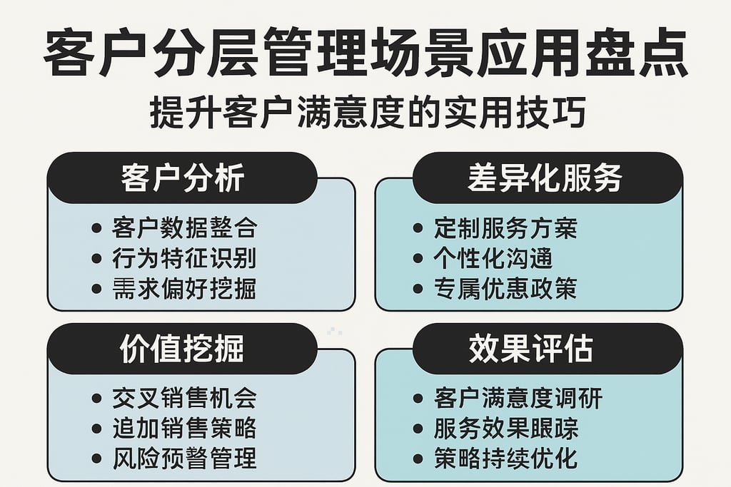 客户分层管理场景应用盘点，提升客户满意度的实用技巧