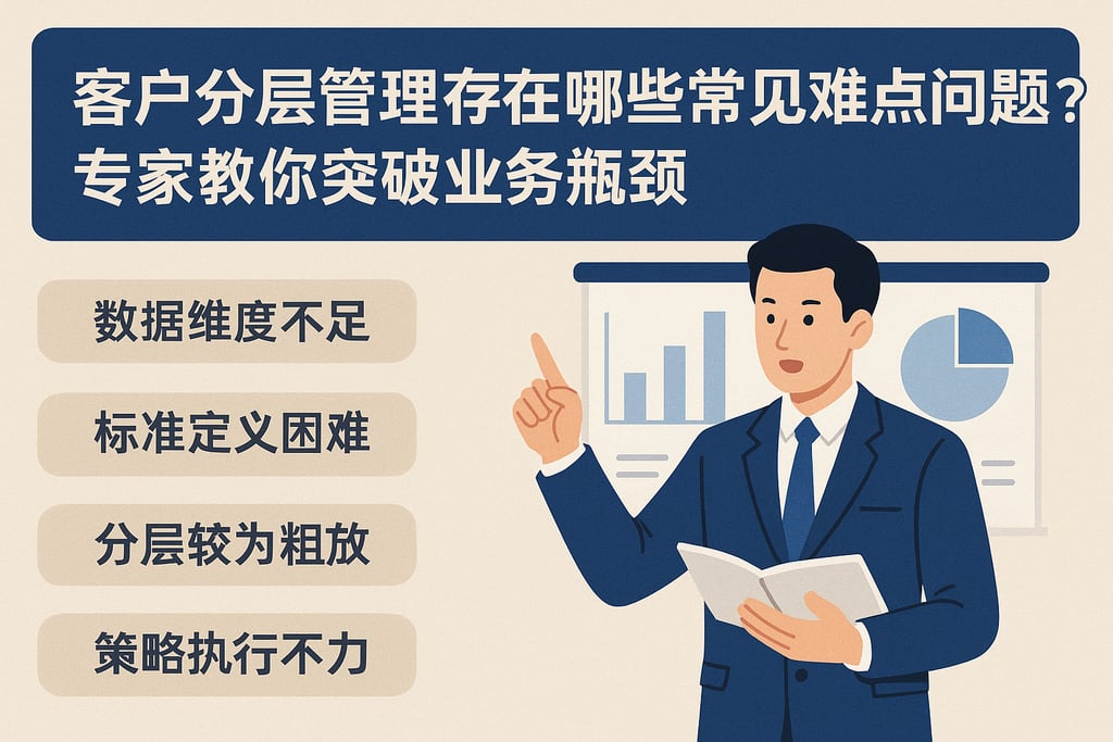 客户分层管理存在哪些常见难点问题？专家教你突破业务瓶颈