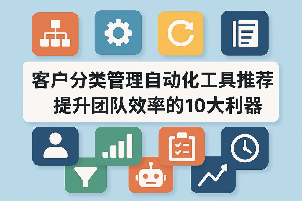客户分类管理自动化工具推荐，提升团队效率的10大利器