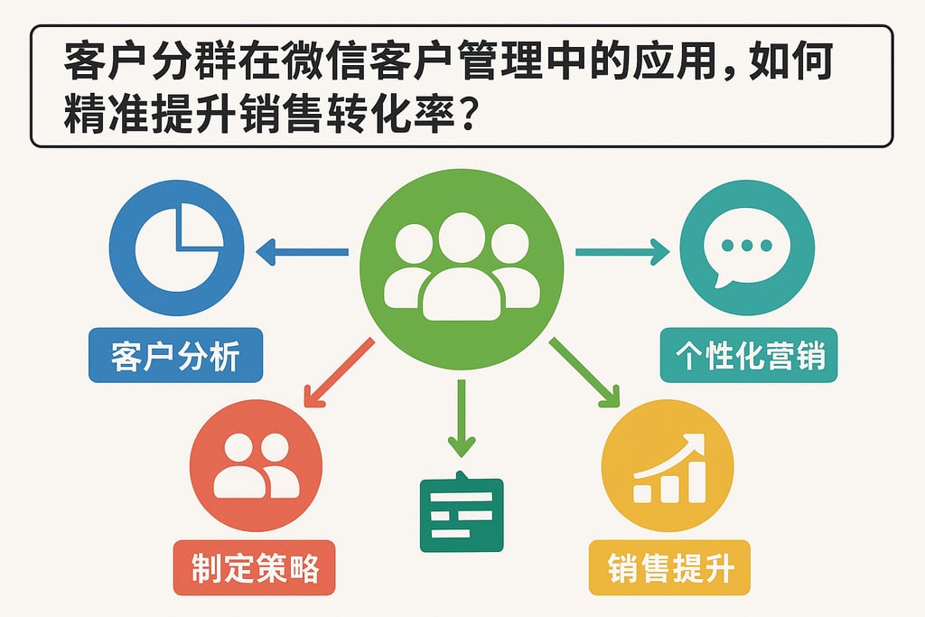 客户分群在微信客户管理中的应用，如何精准提升销售转化率？