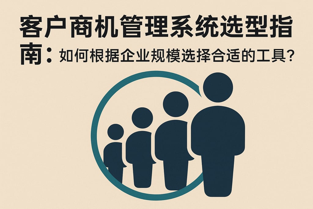 客户商机管理系统选型指南：如何根据企业规模选择合适的工具？