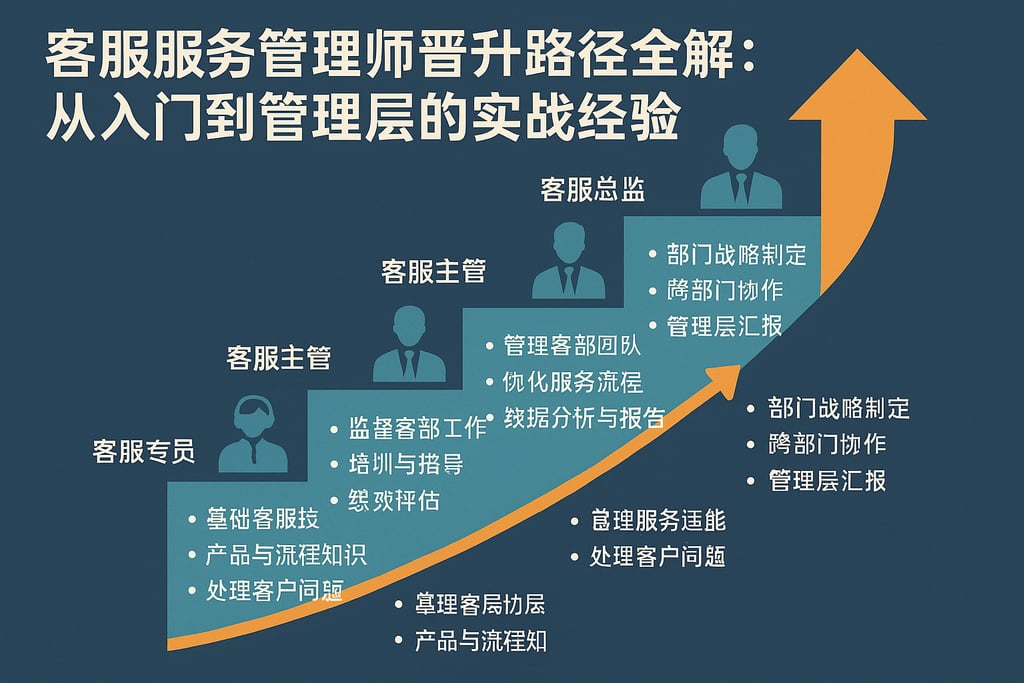 客户服务管理师晋升路径全解：从入门到管理层的实战经验