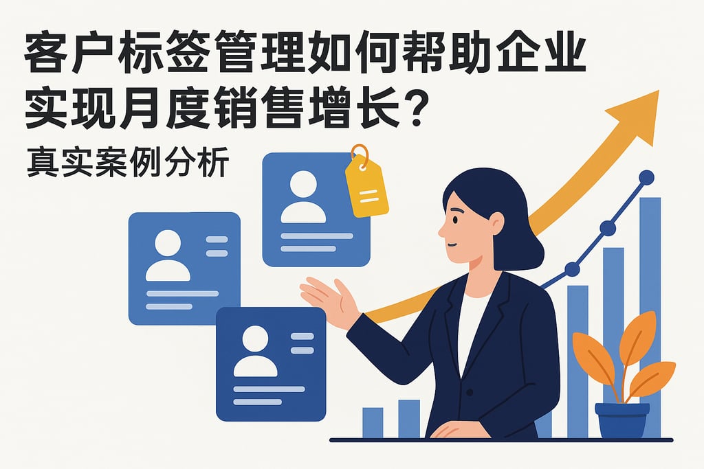 客户标签管理如何帮助企业实现月度销售增长？真实案例分析