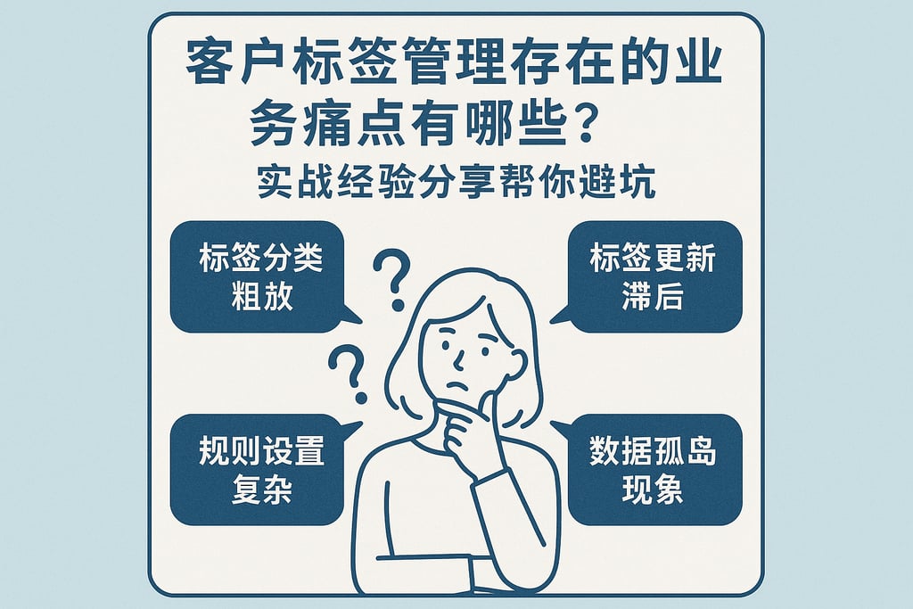 客户标签管理存在的业务痛点有哪些？实战经验分享帮你避坑
