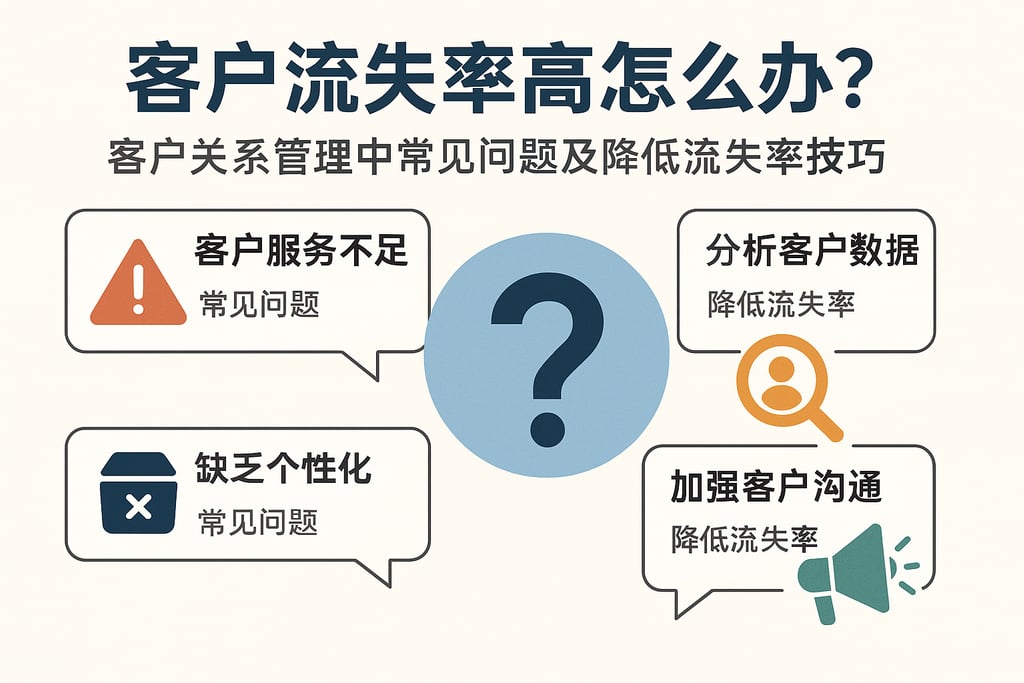 客户流失率高怎么办？客户关系管理中常见问题及降低流失率技巧