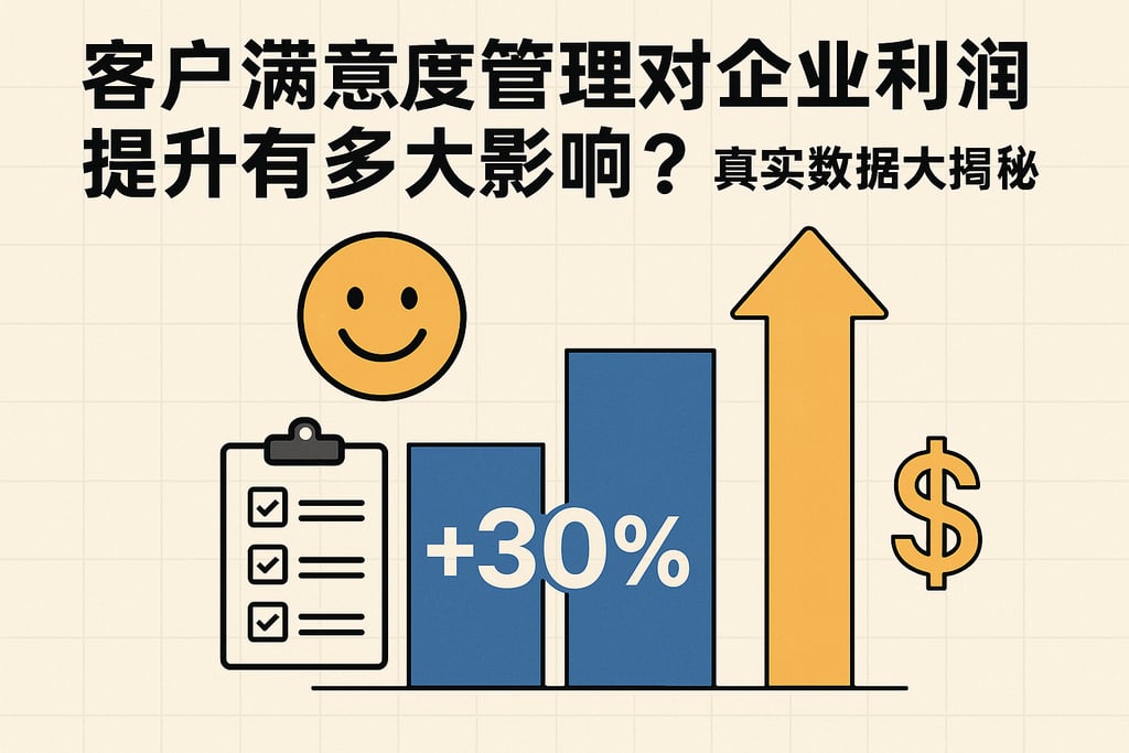 客户满意度管理对企业利润提升有多大影响？真实数据大揭秘