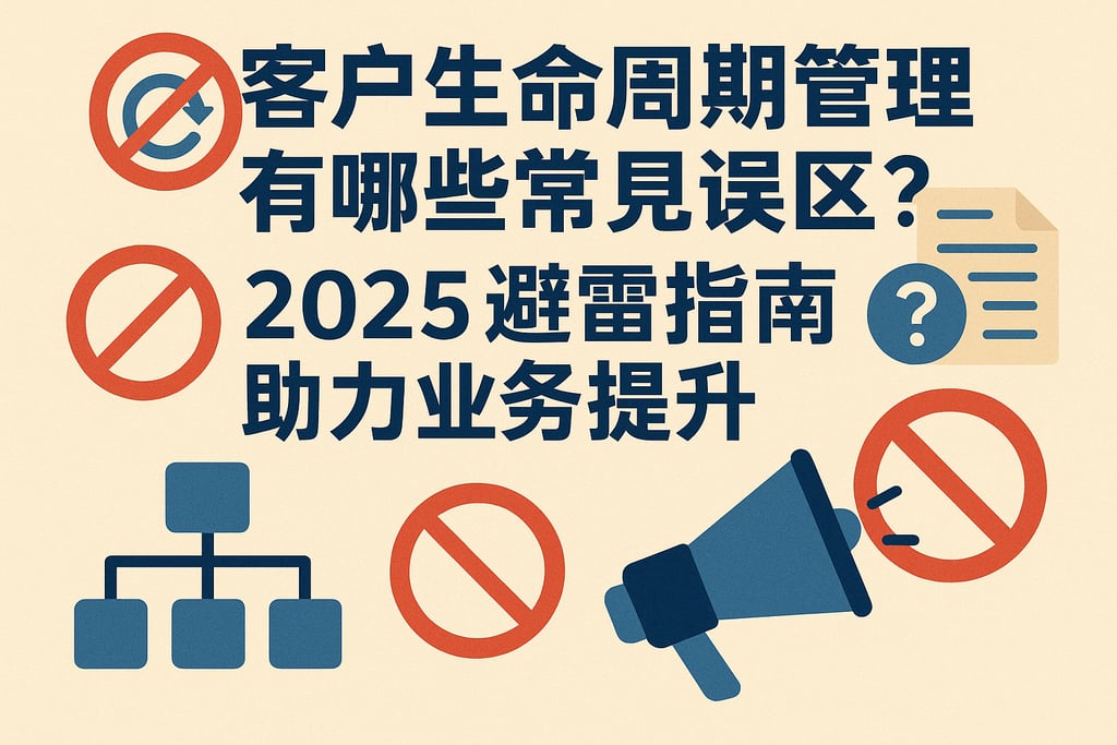 客户生命周期管理有哪些常见误区？2025避雷指南助力业务提升