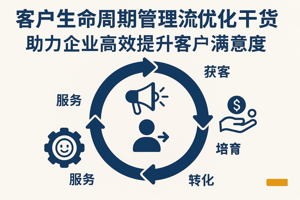 客户生命周期管理流程优化干货，助力企业高效提升客户满意度