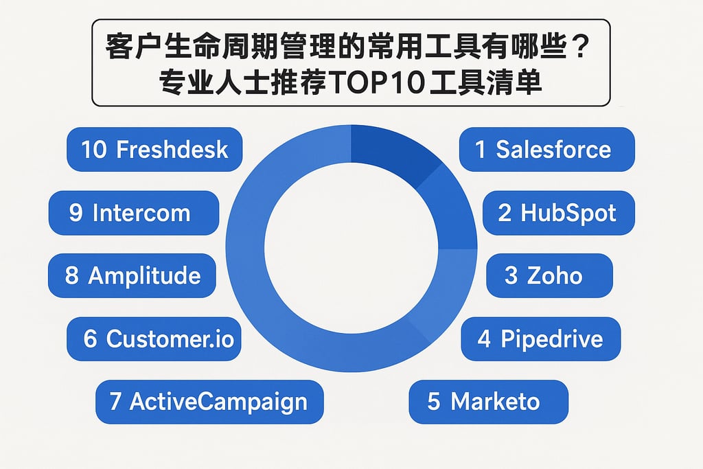 客户生命周期管理的常用工具有哪些？专业人士推荐TOP10工具清单