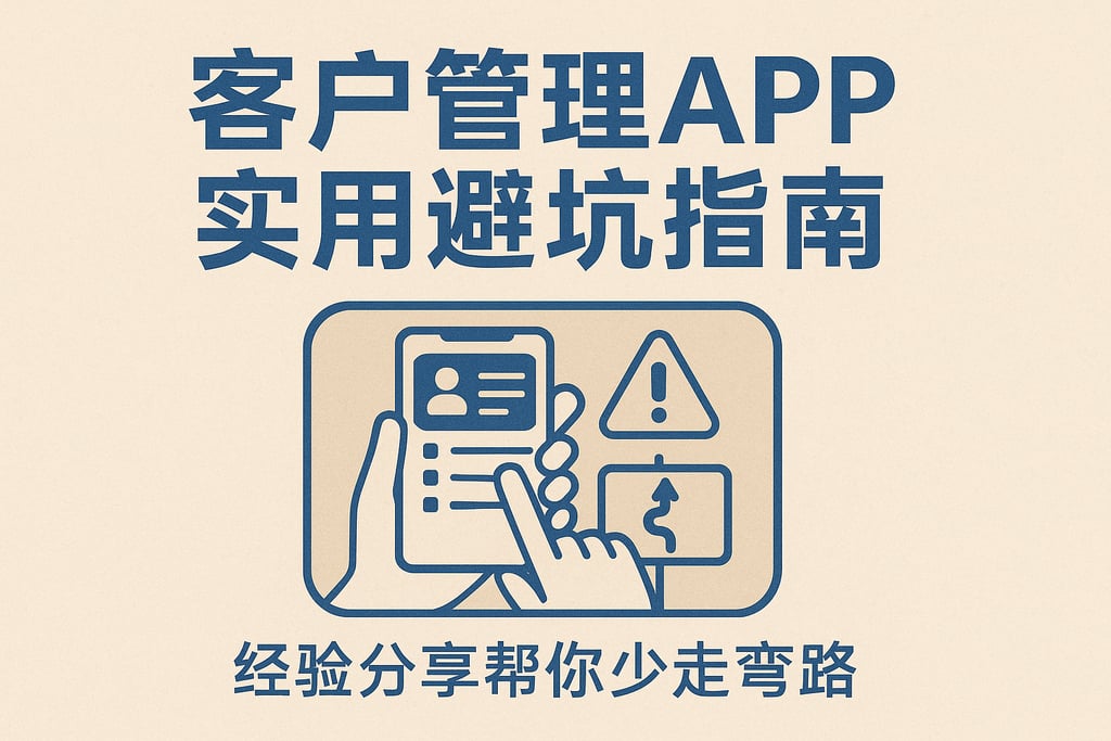 客户管理app实用避坑指南，经验分享帮你少走弯路