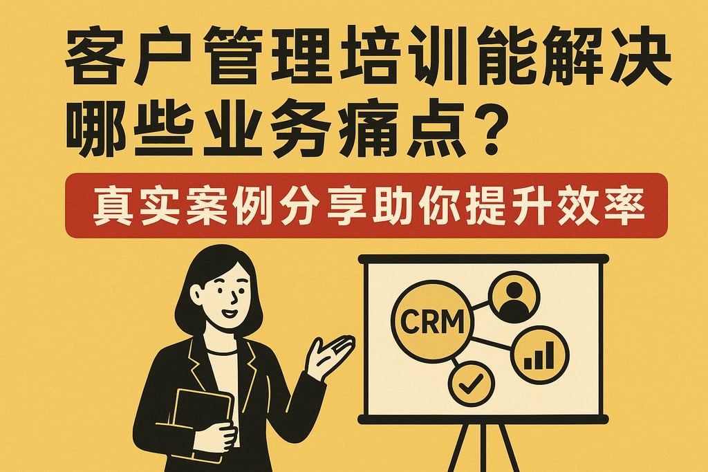客户管理培训能解决哪些业务痛点？真实案例分享助你提升效率