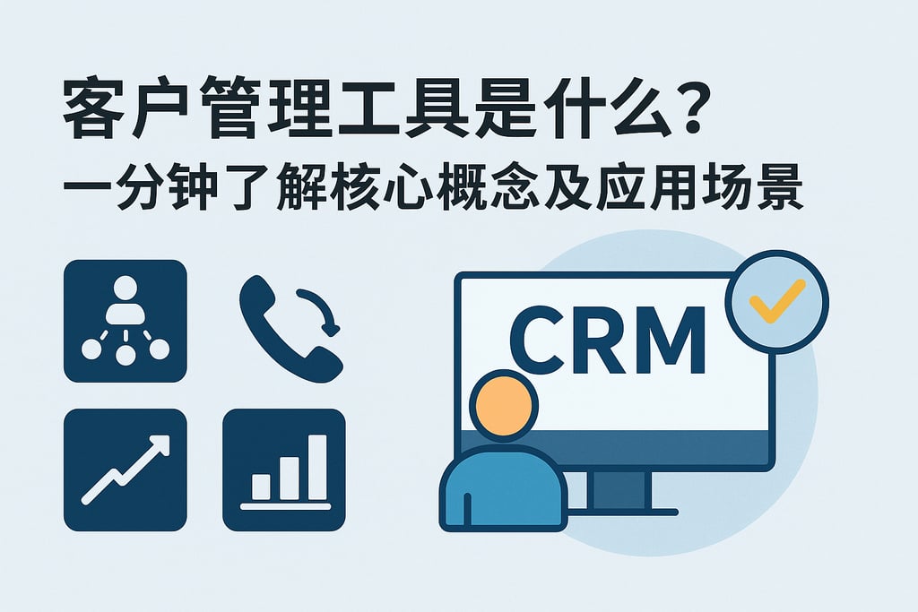客户管理工具是什么？一分钟了解核心概念及应用场景