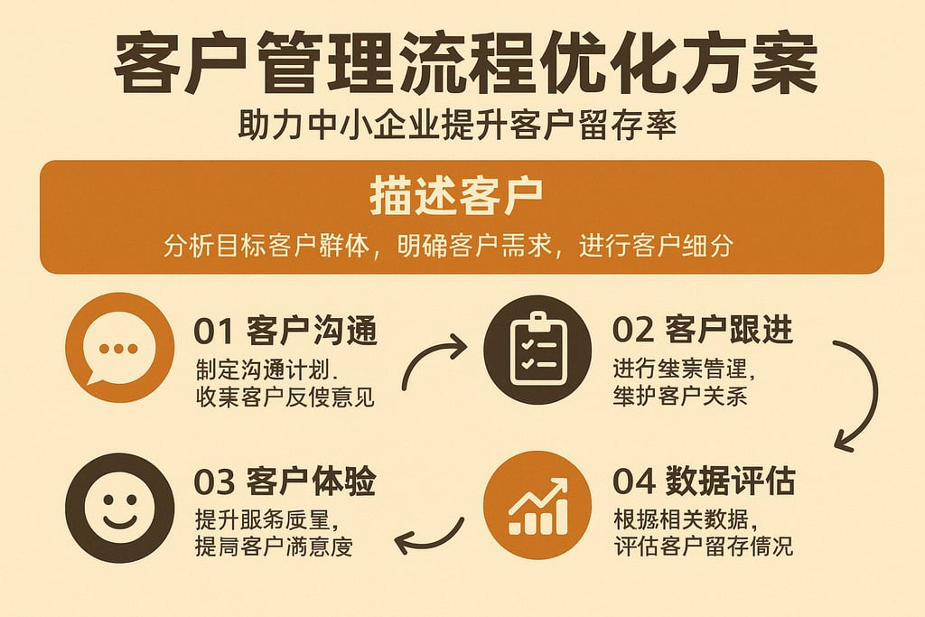 客户管理流程优化方案，助力中小企业提升客户留存率
