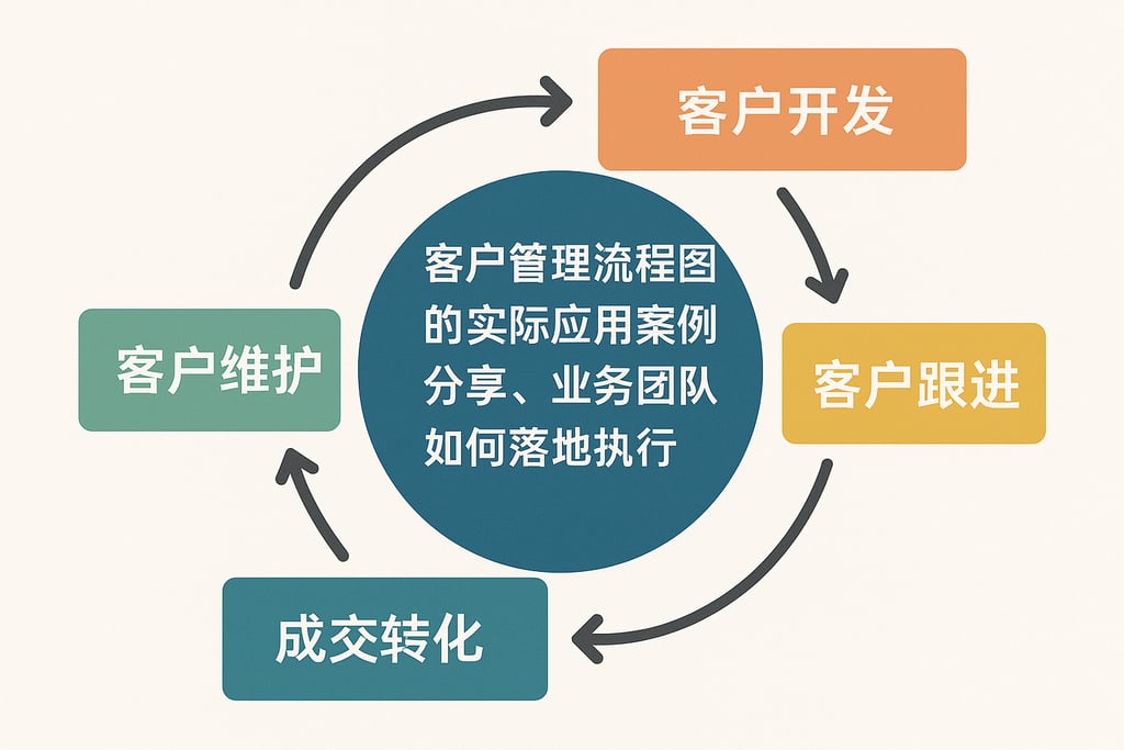 客户管理流程图的实际应用案例分享，业务团队如何落地执行