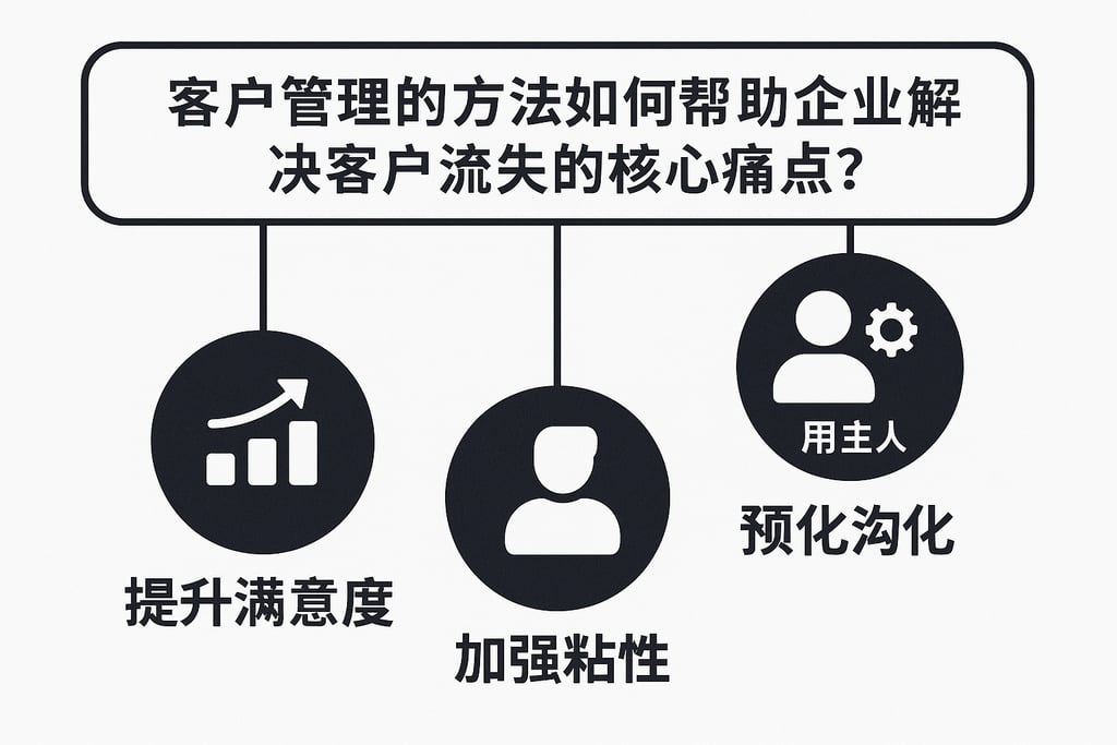 客户管理的方法如何帮助企业解决客户流失的核心痛点？
