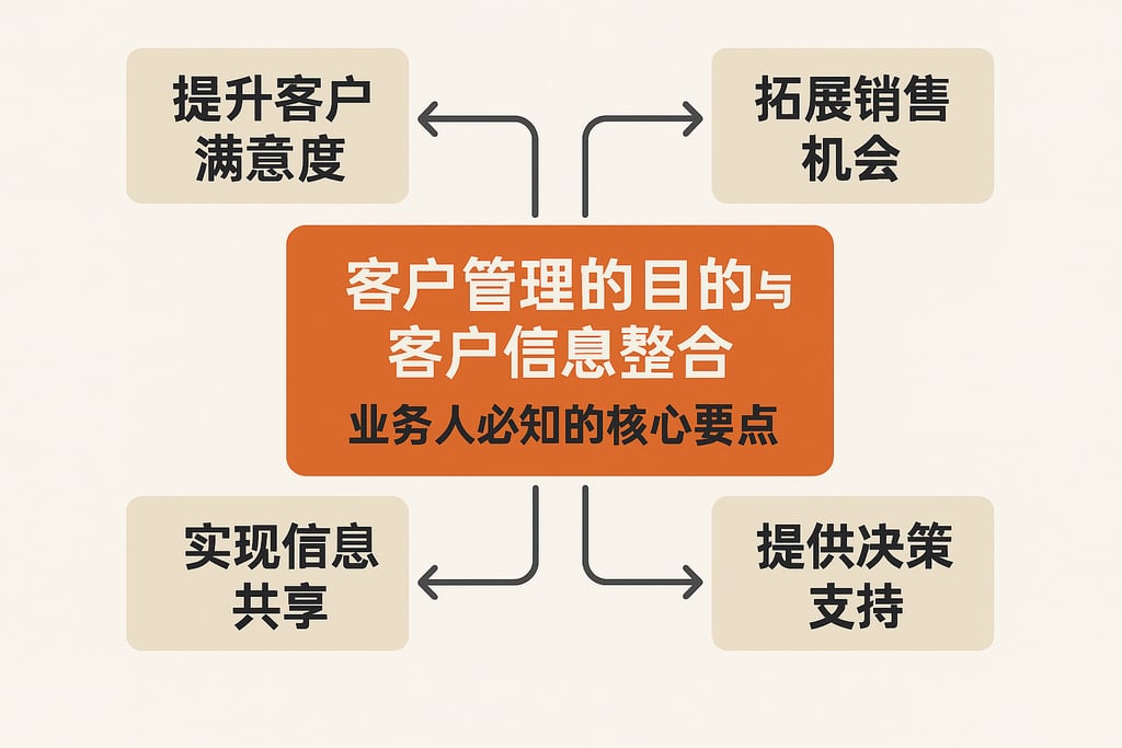 客户管理的目的与客户信息整合，业务人必知的核心要点