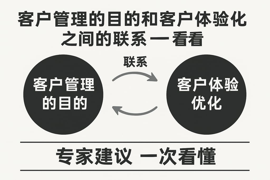 客户管理的目的和客户体验优化之间的联系，专家建议一次看懂