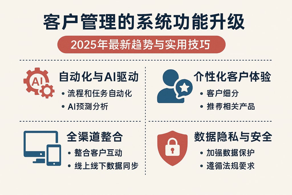 客户管理的系统功能升级，2025年最新趋势与实用技巧