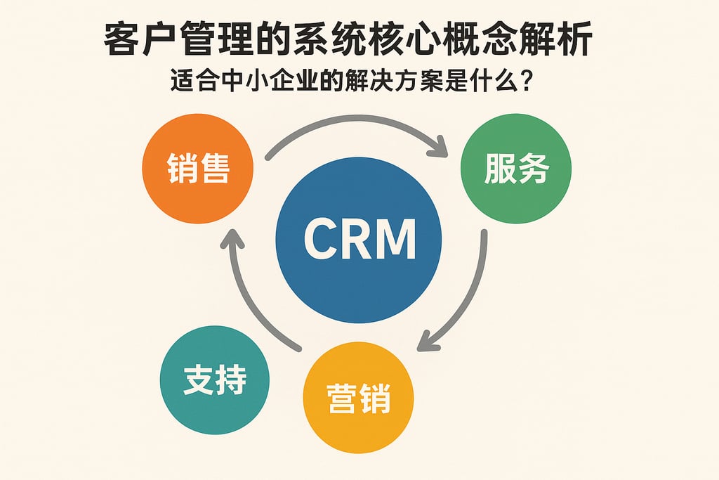 客户管理的系统核心概念解析：适合中小企业的解决方案是什么？