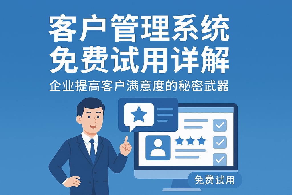 客户管理系统免费试用详解，企业提高客户满意度的秘密武器