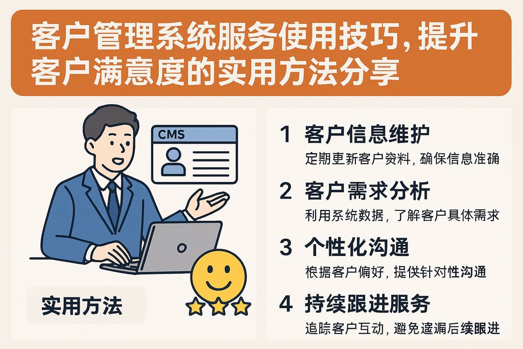 客户管理系统服务使用技巧，提升客户满意度的实用方法分享