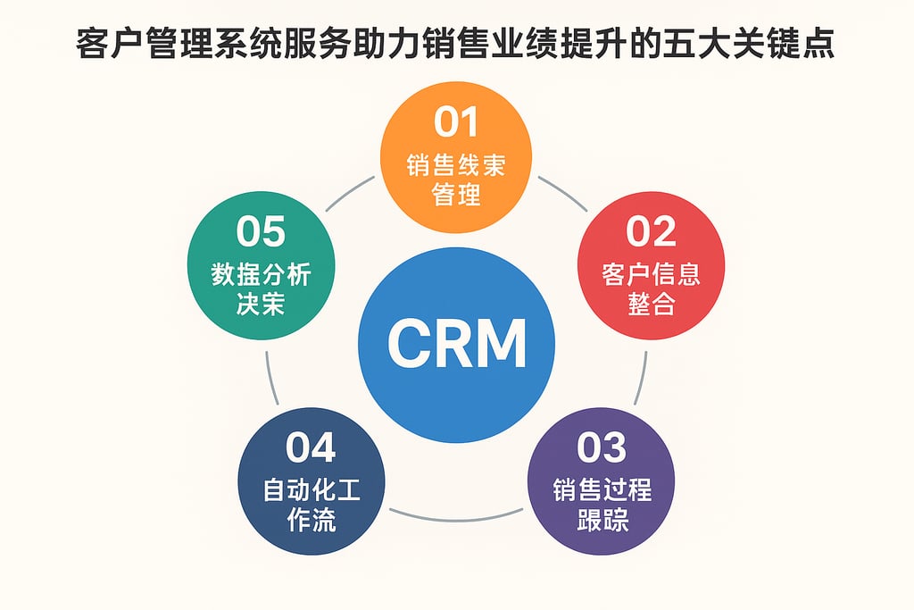 客户管理系统服务助力销售业绩提升的五大关键点