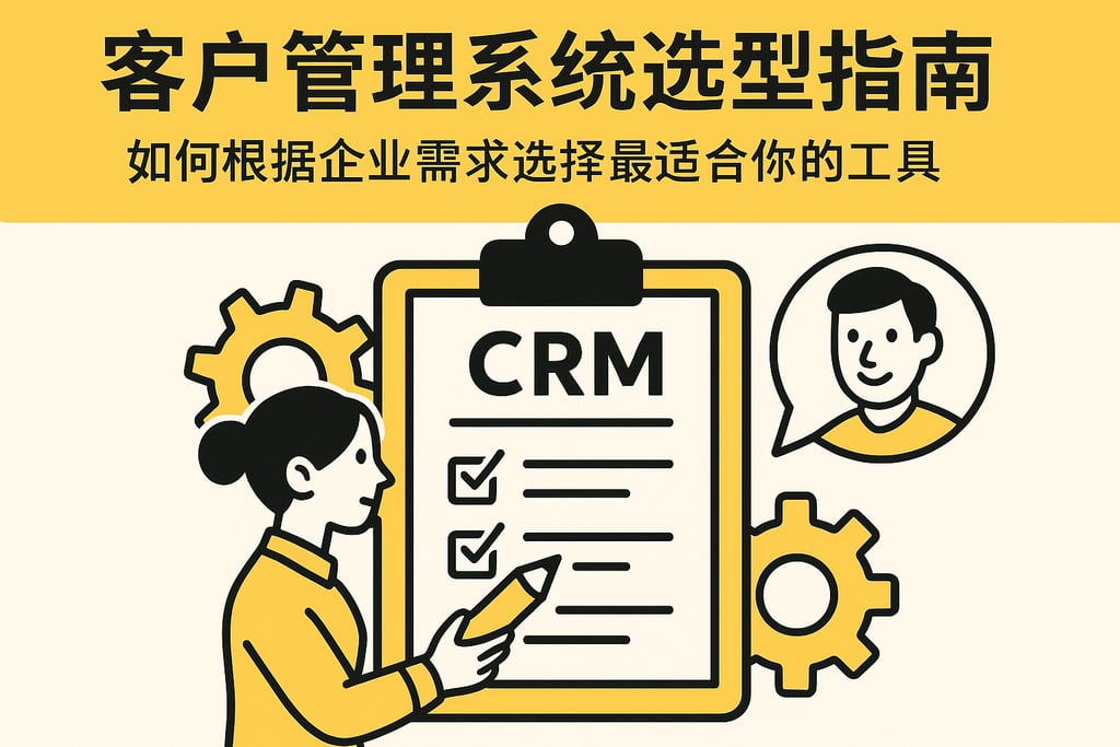 客户管理系统选型指南：如何根据企业需求选择最适合你的工具