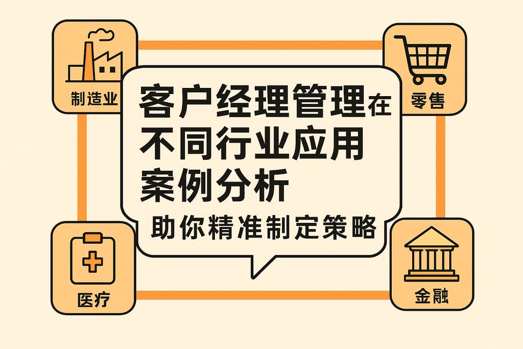 客户经理管理在不同行业应用案例分析，助你精准制定策略
