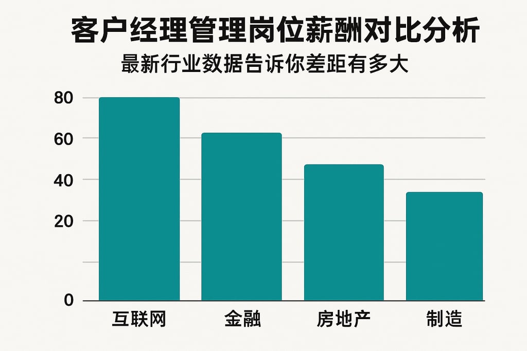 客户经理管理岗位薪酬对比分析，最新行业数据告诉你差距有多大