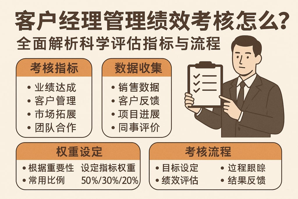 客户经理管理绩效考核怎么做？全面解析科学评估指标与流程