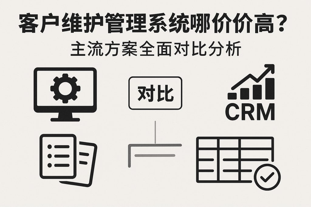 客户维护管理系统哪个性价比高？主流方案全面对比分析