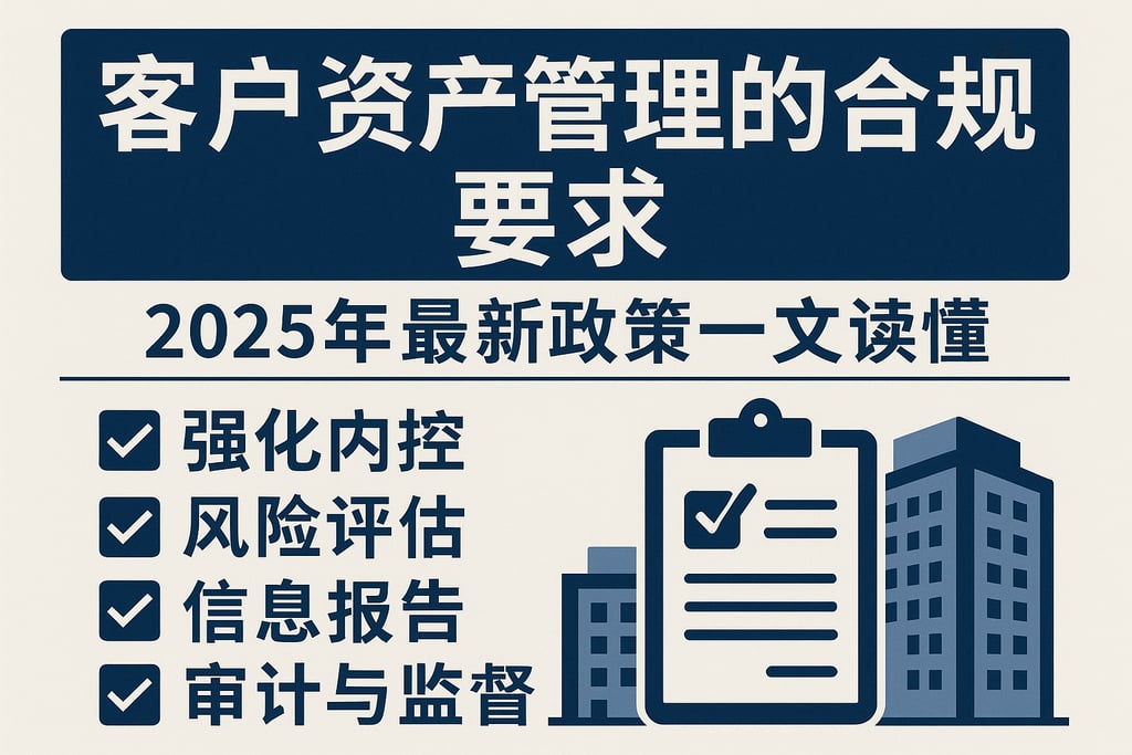 客户资产管理的合规要求，2025年最新政策一文读懂