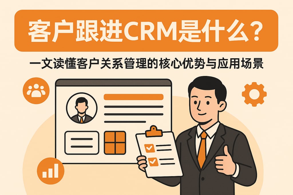 客户跟进crm是什么？一文读懂客户关系管理的核心优势与应用场景