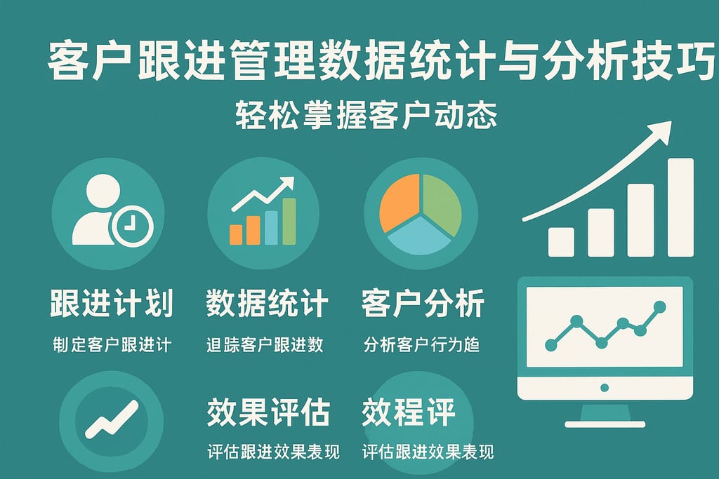 客户跟进管理数据统计与分析技巧，轻松掌握客户动态