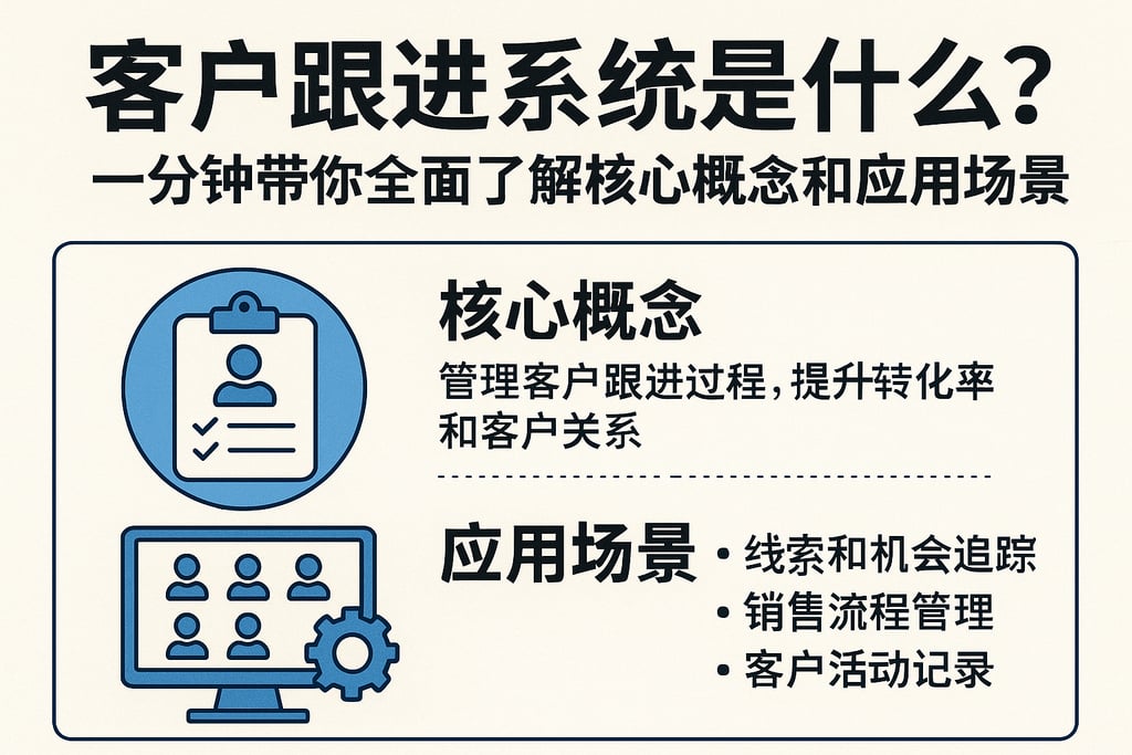 客户跟进系统是什么？一分钟带你全面了解核心概念和应用场景