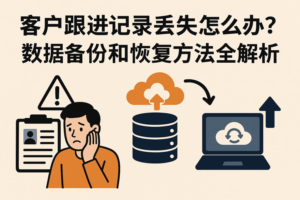 客户跟进记录丢失怎么办？数据备份和恢复方法全解析