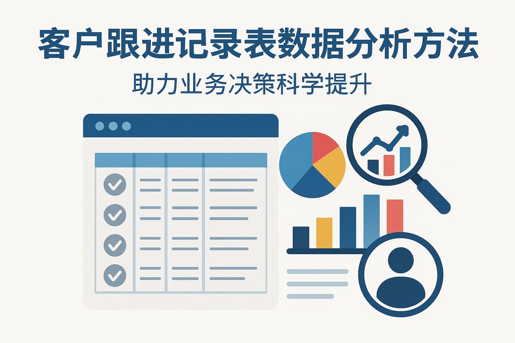 客户跟进记录表数据分析方法，助力业务决策科学提升