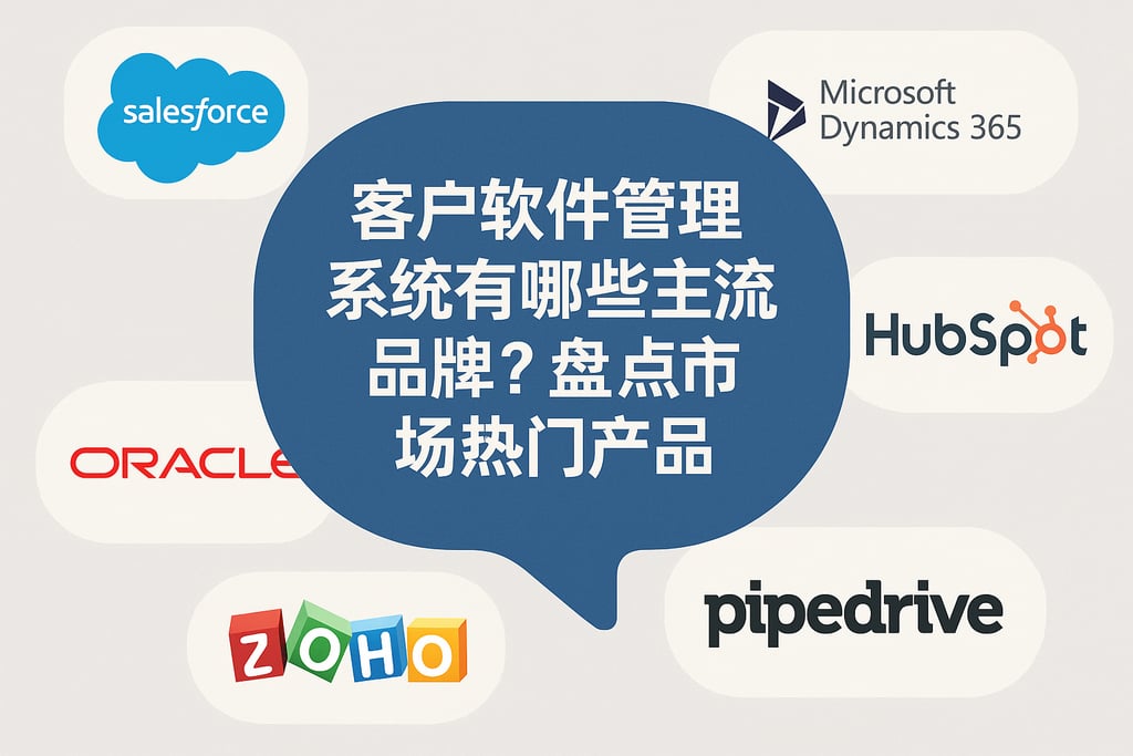 客户软件管理系统有哪些主流品牌？盘点市场热门产品