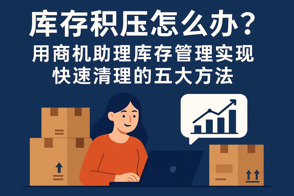 库存积压怎么办？用商机助理库存管理实现快速清理的五大方法