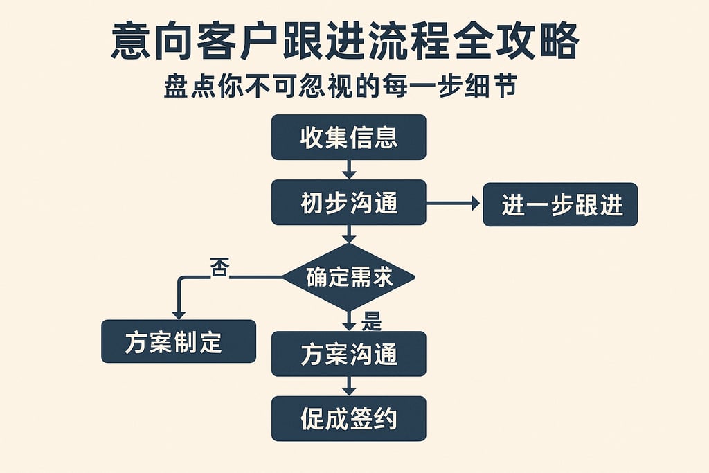 意向客户跟进流程全攻略，盘点你不可忽视的每一步细节