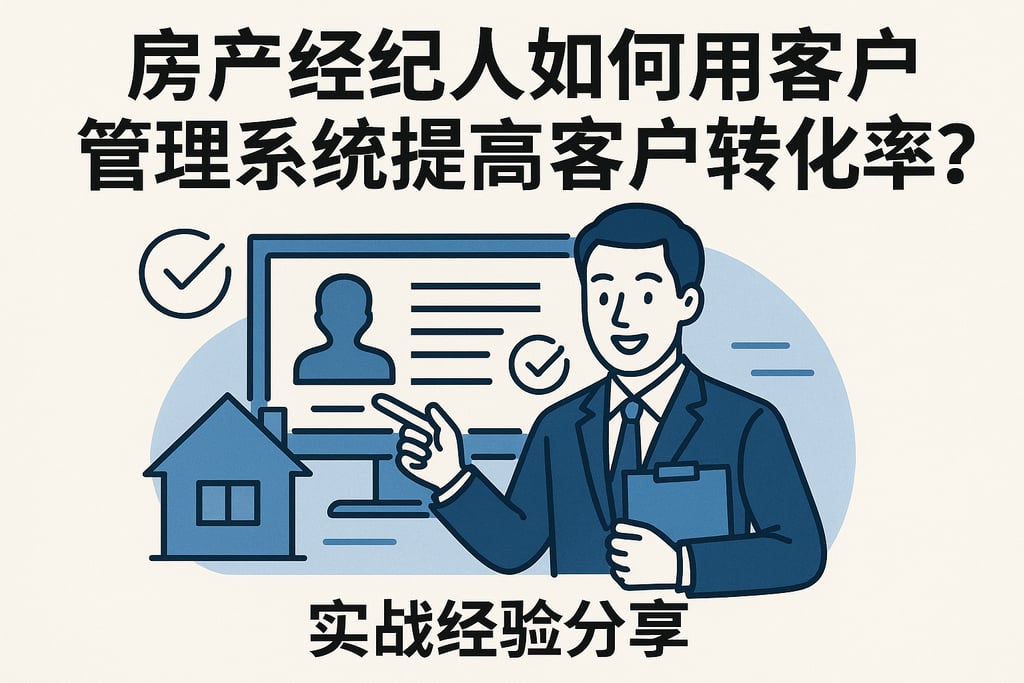 房产经纪人如何用客户管理系统提高客户转化率？实战经验分享