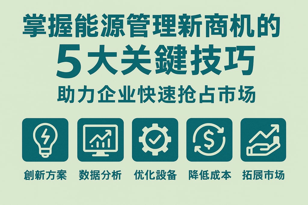 掌握能源管理新商机的5大关键技巧，助力企业快速抢占市场