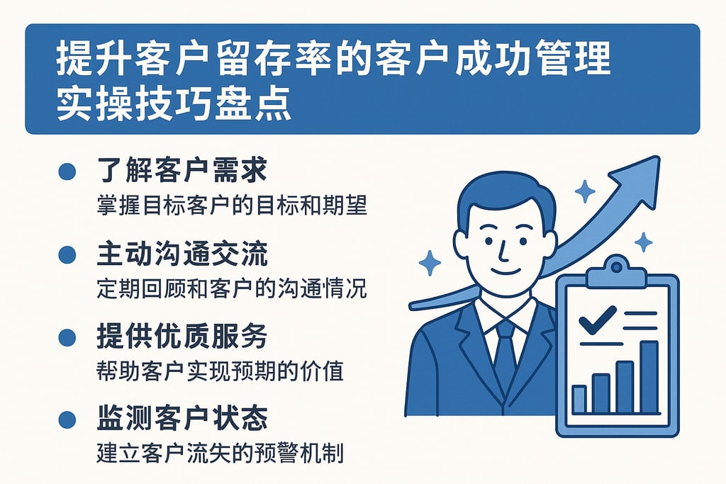 提升客户留存率的客户成功管理实操技巧盘点