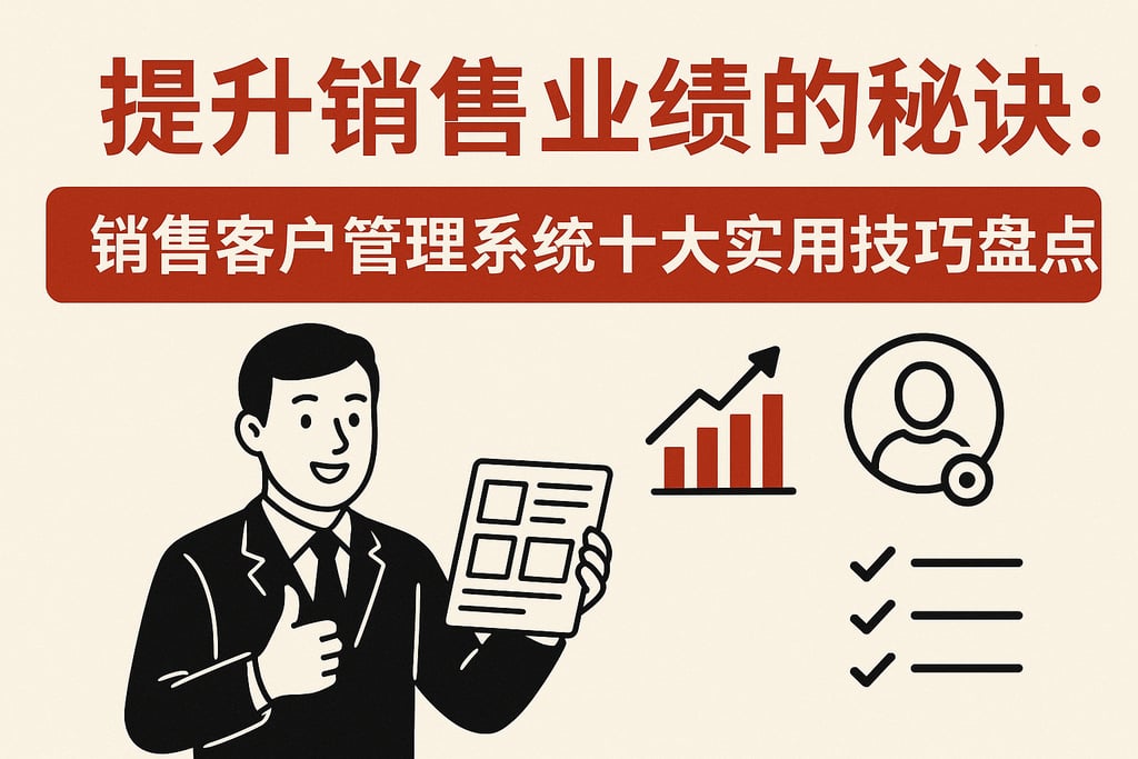 提升销售业绩的秘诀：销售客户管理系统十大实用技巧盘点