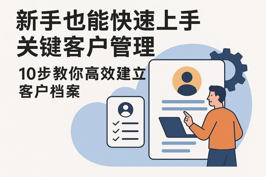 新手也能快速上手关键客户管理，10步教你高效建立客户档案