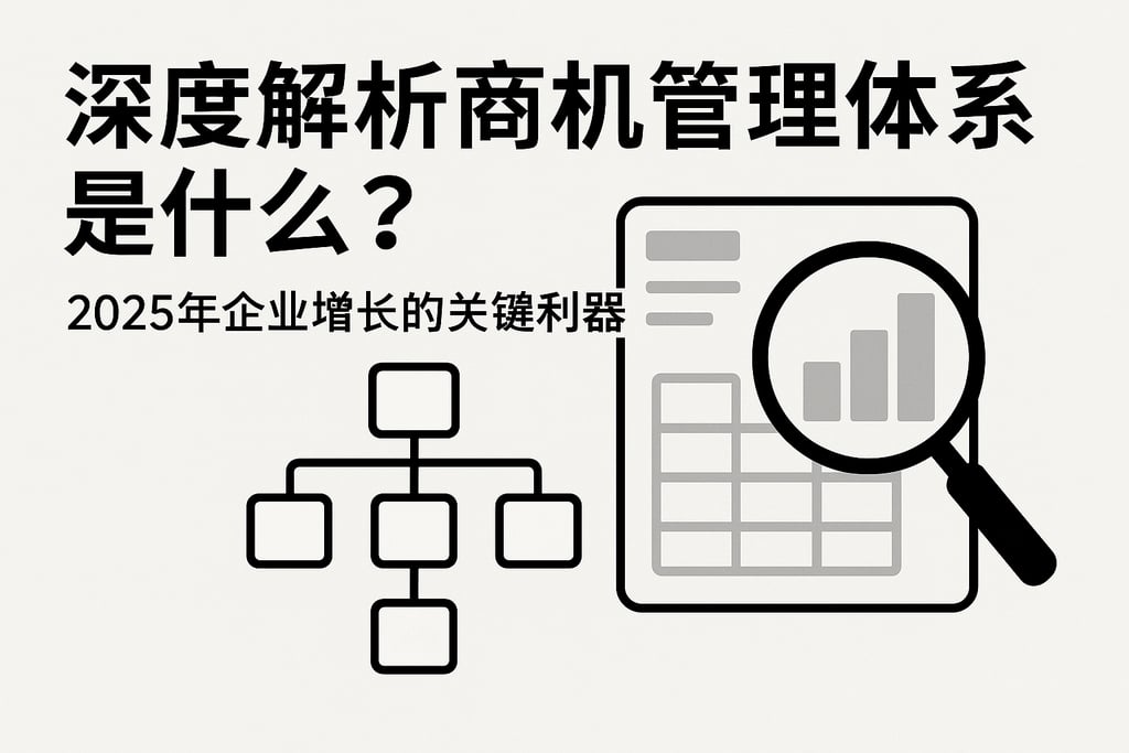 深度解析商机管理体系是什么？2025年企业增长的关键利器