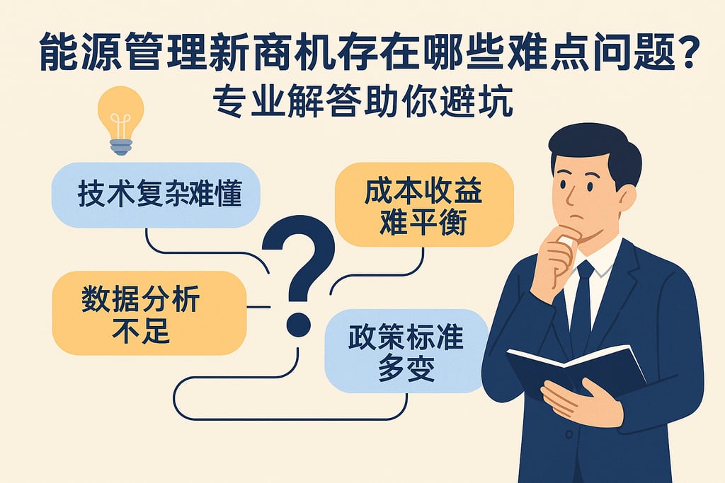 能源管理新商机存在哪些难点问题？专业解答助你避坑