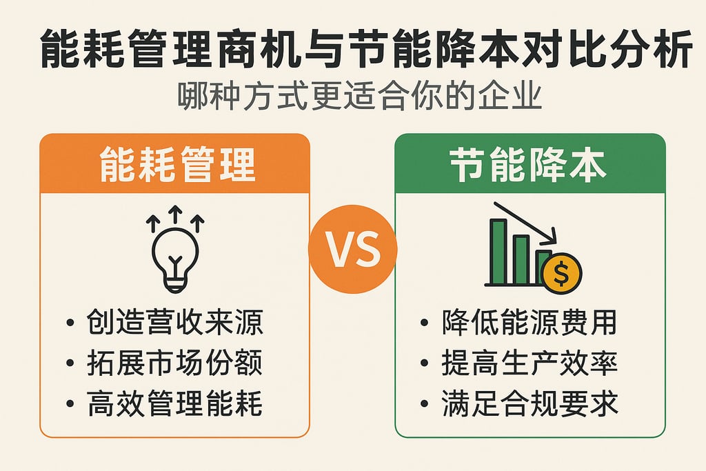 能耗管理商机与节能降本对比分析：哪种方式更适合你的企业